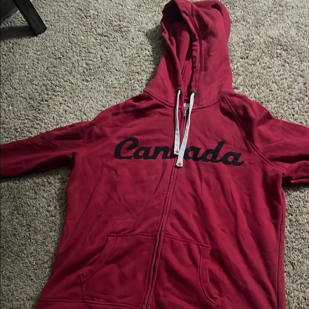 Canada Red Hoodie Sweatshirt